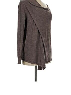 G by Guess Women's Asymmetric Crewneck Sweater - Brown